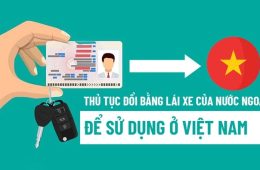 Đổi bằng lái xe nước ngoài sang bằng lái xe Việt Nam