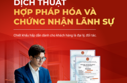 Hợp pháp hóa lãnh sự giấy tờ Việt Nam